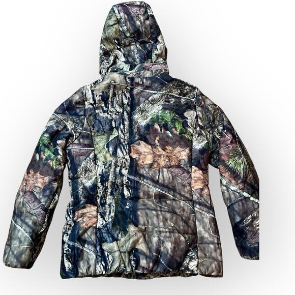 Mossy Oak Large (38-40) Ladies Camo Winter Coat Removable Fur - Picture 2 of 15
